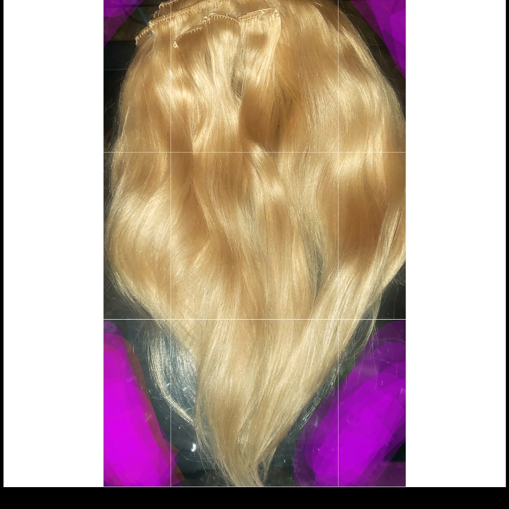 Light blonde irresistible Me 16 inch extensions